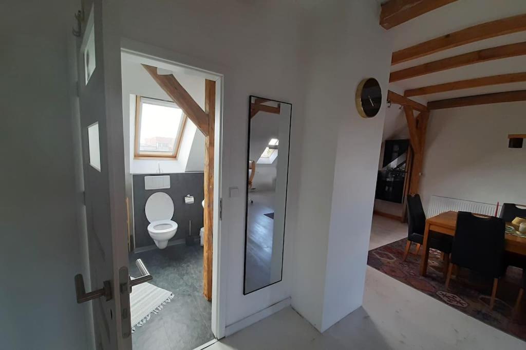 ברג ביי מגדבורג Gemuetliche Wohnung In Burg מראה חיצוני תמונה
