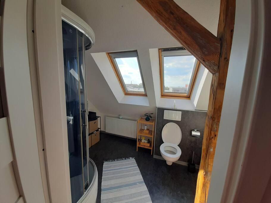 ברג ביי מגדבורג Gemuetliche Wohnung In Burg מראה חיצוני תמונה